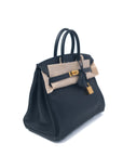 Birkin 25 Noir Gold Hardware Swift X