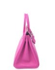 Birkin 25 Rose Pourpre Palladium Hardware Evercolor U