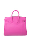 Birkin 25 Rose Pourpre Palladium Hardware Evercolor U