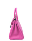 Birkin 25 Rose Pourpre Palladium Hardware Evercolor U