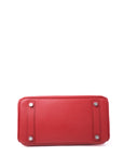 Birkin 25 Rouge Garance Palladium Hardware Epsom