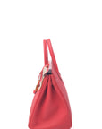 Birkin 25 Rouge Pivoine (Rosy color) Gold Hardware Togo T