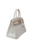 Birkin 30 Blanc Palladium Hardware Epsom □H