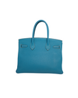 Birkin 30 Bleu Jean Palladium Hardware Togo