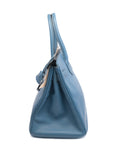 Birkin 30 Bleu Jean Palladium Hardware Epsom