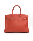Birkin 30 Brique Palladium Hardware Togo □O