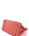 Birkin 30 Flamingo Palladium Hardware Togo
