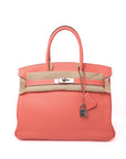 Birkin 30 Flamingo Palladium Hardware Togo □Q