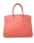 Birkin 30 Flamingo Palladium Hardware Togo □Q