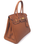 Birkin 30 Gold On Gold Togo □F