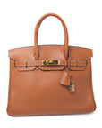 Birkin 30 Gold on Gold Swift □B