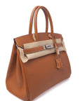 Birkin 30 Gold Palladium Hardware Epsom □N