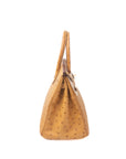 Birkin 30 Ostrich Light Brown Gold Hardware □N