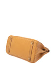 Birkin 30 Ostrich Light Brown Gold Hardware □N