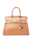 Birkin 30 Naturel Gold Hardware Epsom 〇Z