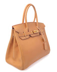 Birkin 30 Vache Naturel Gold Hardware □J