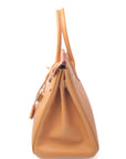 Birkin 30 Vache Naturel Gold Hardware □J
