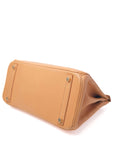 Birkin 30 Vache Naturel Gold Hardware □J