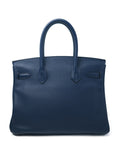 Birkin 30 Navy Palladium Hardware □M