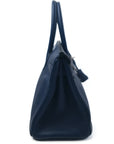 Birkin 30 Navy Palladium Hardware □M