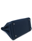 Birkin 30 Navy Palladium Hardware □M