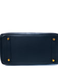 Birkin 30 Indigo (Near Black) Gold Hardware Ardennes □H