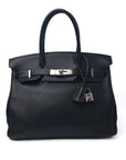 Birkin 30 Noir Palladium Hardware Togo □K