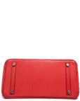 Birkin 30 Ostrich Bougainvillea Palladium Hardware □N