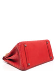 Birkin 30 Ostrich Bougainvillea Palladium Hardware □N