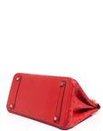 Birkin 30 Ostrich Bougainvillea Palladium Hardware □N