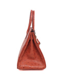 Birkin 30 Ostrich Cuivre Gold Hardware X