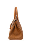 Birkin 30 Ostrich Gold Palladium Hardware X