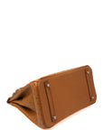 Birkin 30 Ostrich Gold Palladium Hardware X