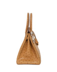 Birkin 30 Ostrich Naturel Gold Hardware □R