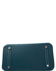 Birkin 30 Ostrich Touch Palladium Hardware Cobalt (Ostrich) - Colvert (Clemence) - Turquoise (Swift) □R