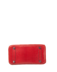 Birkin 25 Rouge Vif Lizard Ruthenium Hardware □J