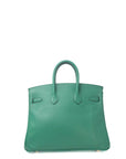 Birkin 25 Vert Vertigo Gold Hardware Swift C