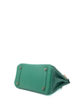 Birkin 25 Vert Vertigo Gold Hardware Swift C