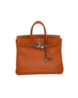 Birkin HAC 32 Orange Palladium Hardware Togo