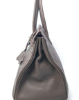 Birkin 35 Etain / Bleu Thalassa interior Palladium Hardware Epsom (Candy Collection) □O