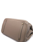 Birkin 35 Gris T Gold Hardware Togo