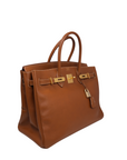 Birkin 35 Gold on Gold Hardware Epsom