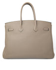 Birkin 35 Gris T Palladium Hardware Togo □N