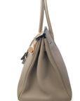 Birkin 35 Gris T Palladium Hardware Togo □N