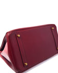 Birkin 35 Rouge H Gold Hardware Epsom □C