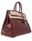 Birkin 35 Rouge H Gold Hardware Epsom □F
