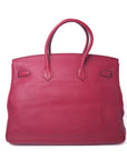 Birkin 35 Ruby Palladium Hardware Swift □N
