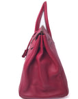 Birkin 35 Ruby Palladium Hardware Swift □N