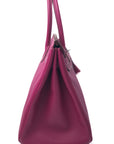 Birkin 35 Tosca (Rose Tyrien interior) Palladium Hardware Epsom Candy Collection □O