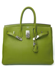 Birkin 35 Vert Anis Palladium Hardware Togo □H